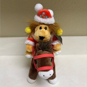 Festive Lion and Horse Plush Toy